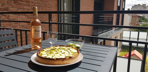 tarte aux courgettes 