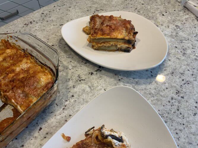 lasagnes maison aux aubergines