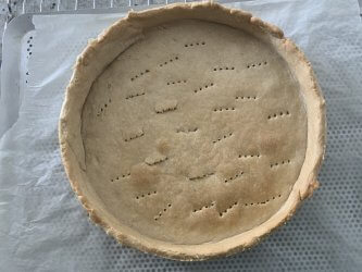 Fond de tarte cuit à blanc