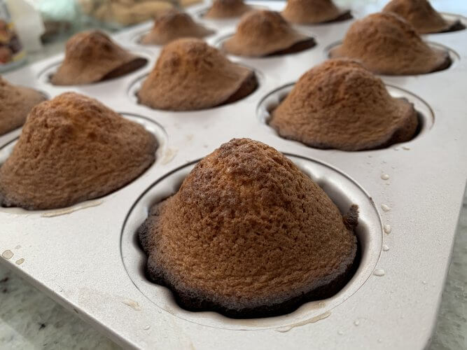 Les madeleines de Rose en cuisine