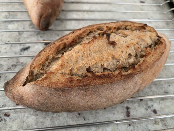 pain au levain Rose en cuisine