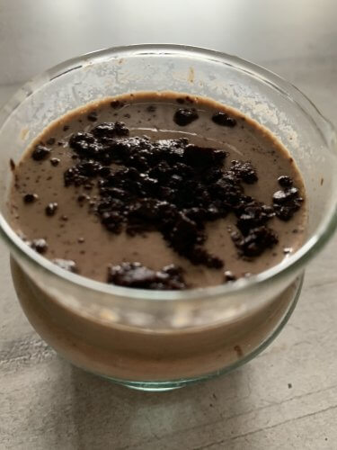 crème chocolat panna cottaagar-agar