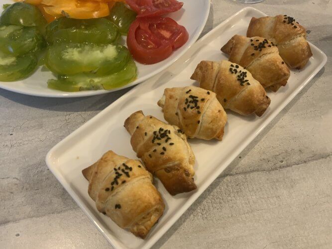 Croissants saumon Boursin