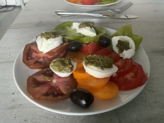 Salade tomate mozzarella