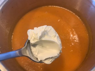 Crème fraîche velouté de tomates