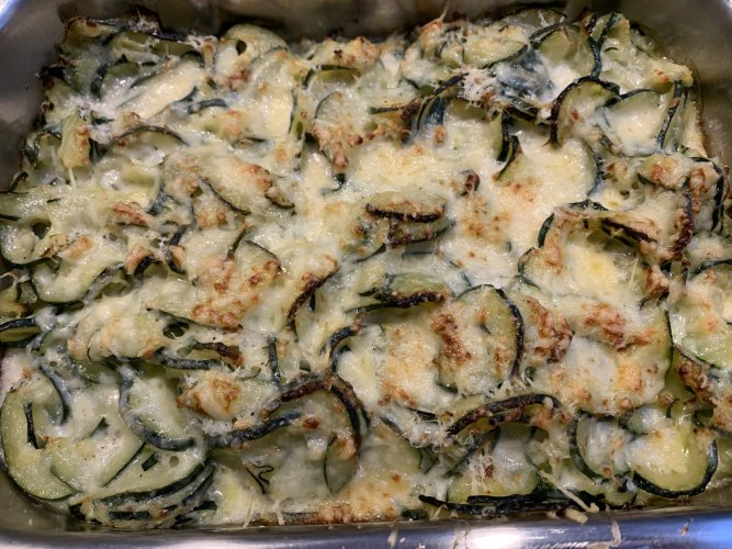 Gratin de courgettes à la crème