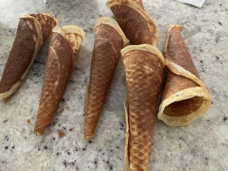 Cornets de glace (1er essai)