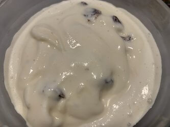 crème glacée Rhum raisin