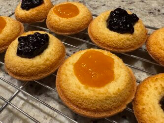 Petits moelleux amandes confiture