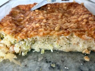Gratin de pâte Yufka