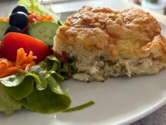 Gratin de pâte Yufka