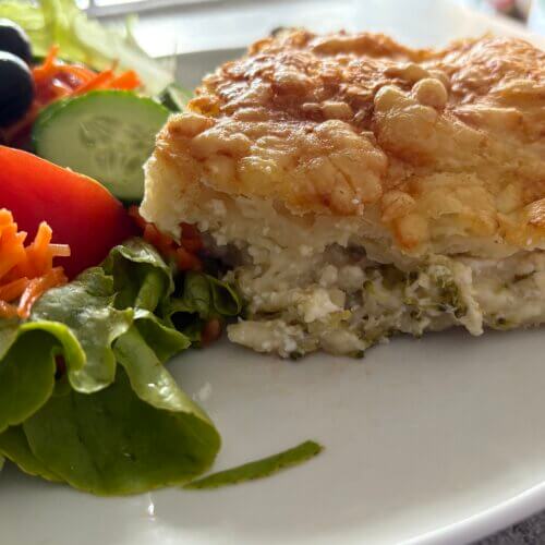 Gratin de pâte Yufka