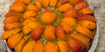Tarte abricot pistache