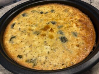 Clafoutis aux courgettes