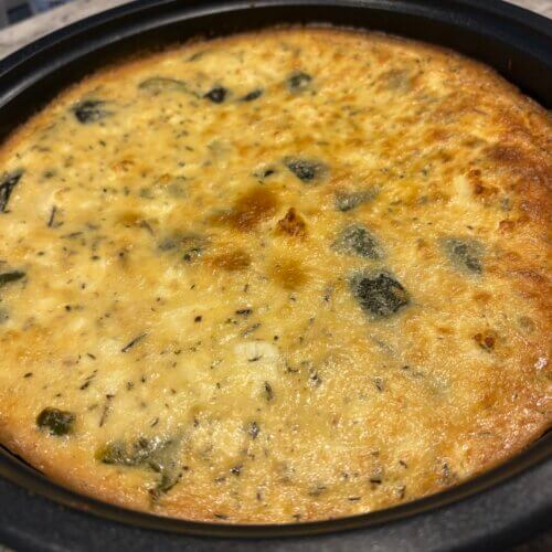 Clafoutis aux courgettes