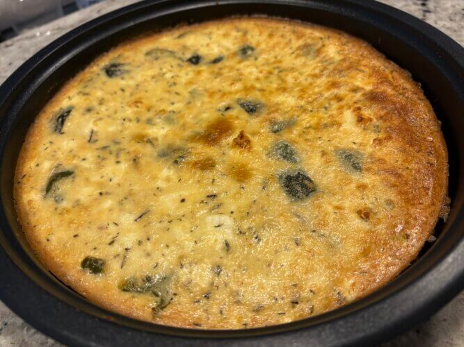 Clafoutis aux courgettes