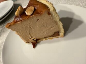part de flan praliné