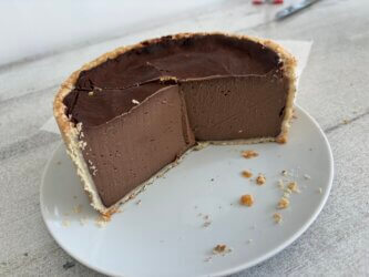 Flan chocolat intérieur