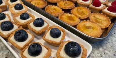mini-tartelettes aux fruits