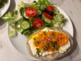 Flatbread Sarrasin en salade