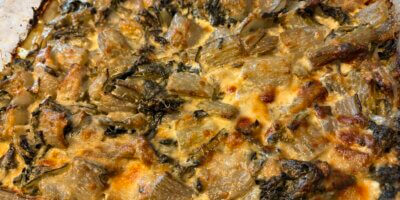 gratin de blettes à la crème