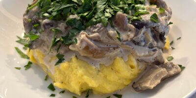 Polenta aux champignons