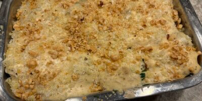 Gratin de butternut, châtaignes et morilles