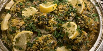 Tajine artichaut poisson