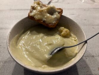 Velouté de chou-fleur gorgonzola