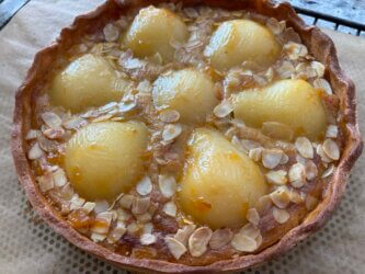 Tarte bourdaloue légère