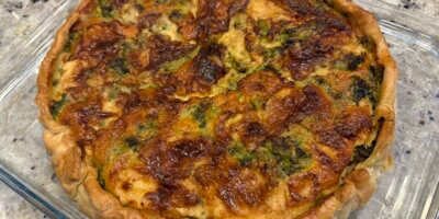 Tarte brocolis cheddar