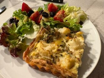 Part de Tarte comté chou-fleur